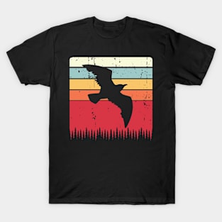 Retro Flying Bird, Vintage Birds Lover T-Shirt